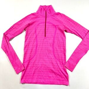 Lululemon Run Swiftly Tech 1/2 Zip Shirt Heathered Raspberry Glo Light